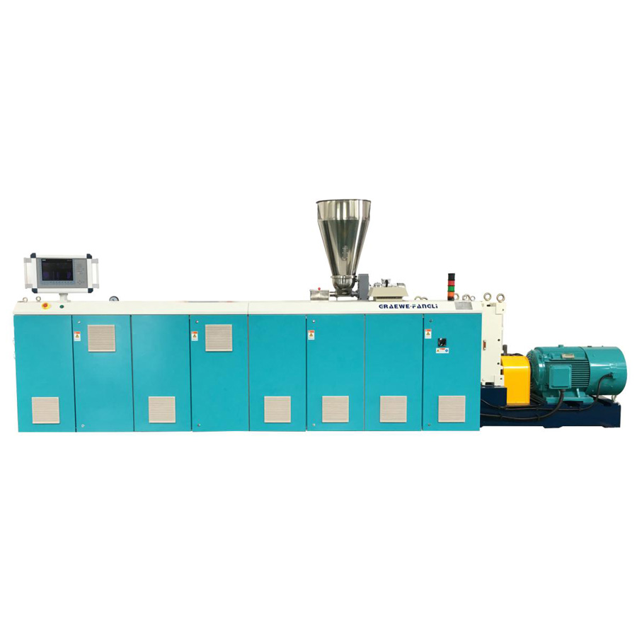 ຄຸນສົມບັດຂອງ Counter Rotating Parallel Type Twin-screw Extruder